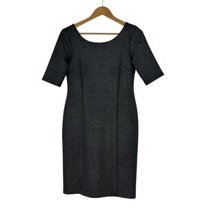 Banana Republic Women’s Size 2 Gray Black Shimmer Stretch XS Sheath Dress